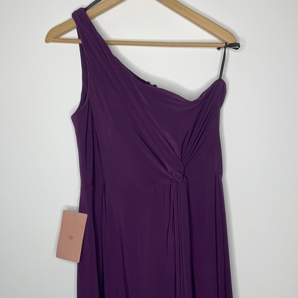 Anthropologie BHLDN One Shoulder Brixen Jersey Dress - Picture 2 of 15